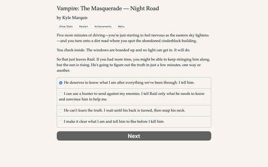 Screenshot 2 of Vampire: The Masquerade — Night Road