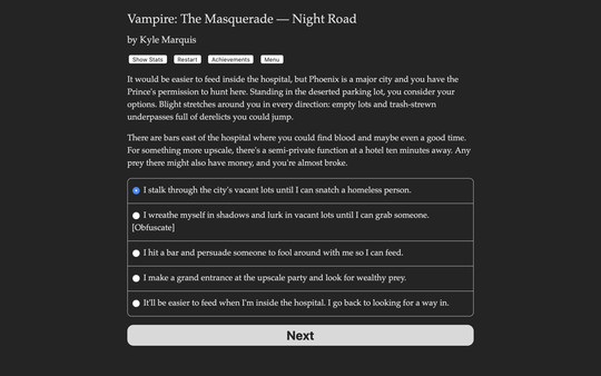 Screenshot 3 of Vampire: The Masquerade — Night Road