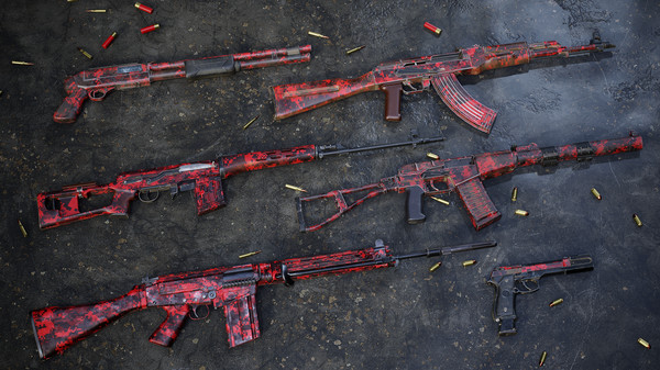 Screenshot 1 of Insurgency: Sandstorm - Red Dark Weapon Skin Set