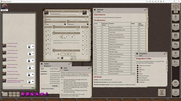 Screenshot 1 of Fantasy Grounds Unity