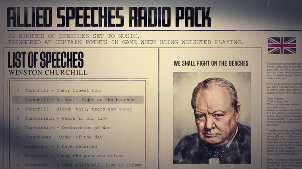 Screenshot 2 of Hearts of Iron IV: Allied Speeches Music Pack