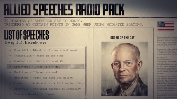 Screenshot 3 of Hearts of Iron IV: Allied Speeches Music Pack