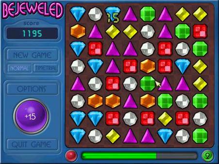 Screenshot 1 of Bejeweled Deluxe