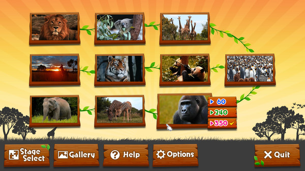 Screenshot 2 of Wild Animals - Animated Jigsaws