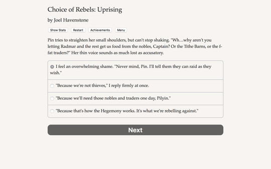 Screenshot 1 of Choice of Rebels: Uprising