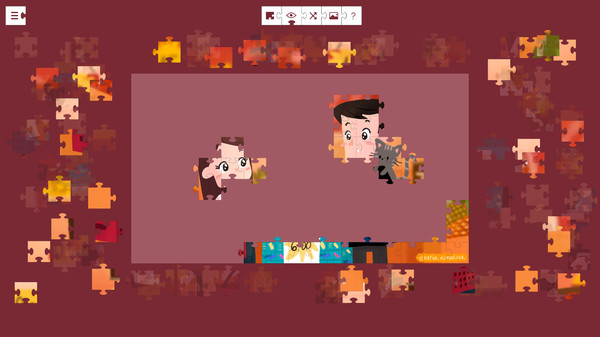 Screenshot 2 of How Buddy’s parents met - a jigsaw puzzle tale