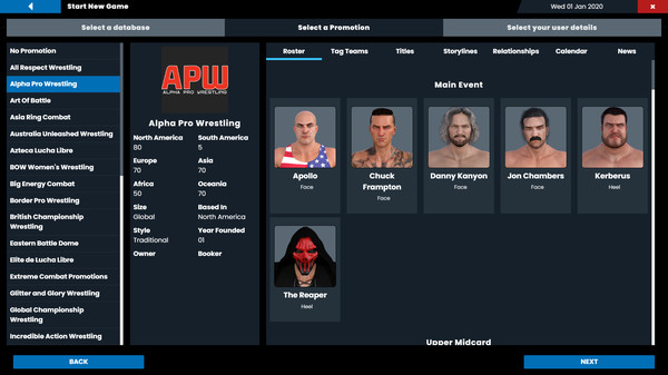 Screenshot 2 of Pro Wrestling Sim