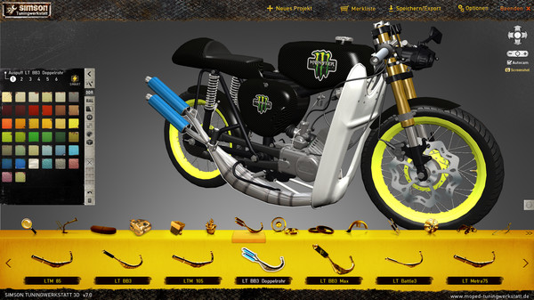 Screenshot 1 of Simson Tuningwerkstatt 3D