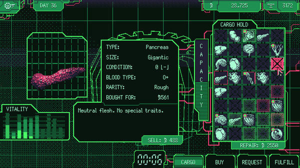 Screenshot 4 of Space Warlord Organ Trading Simulator