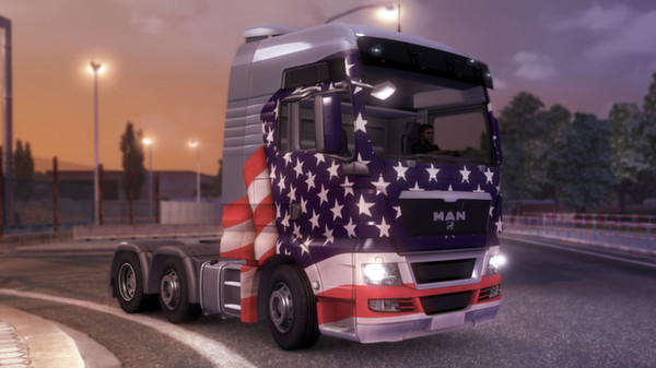 Screenshot 2 of Euro Truck Simulator 2 - USA Paint Jobs Pack