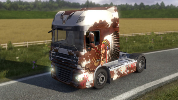 Screenshot 3 of Euro Truck Simulator 2 - USA Paint Jobs Pack