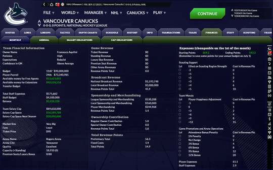 Screenshot 3 of Franchise Hockey Manager 8