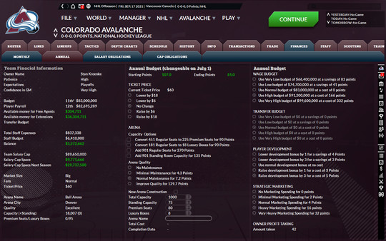 Screenshot 7 of Franchise Hockey Manager 8