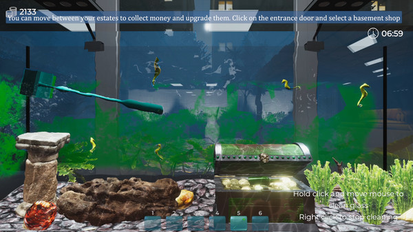 Screenshot 1 of Aquarist - build aquariums, grow fish, develop your business!