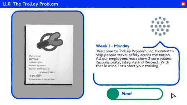 Screenshot 1 of Trolley Problem, Inc.