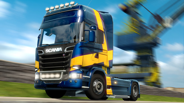 Screenshot 1 of Euro Truck Simulator 2 - Swedish Paint Jobs Pack