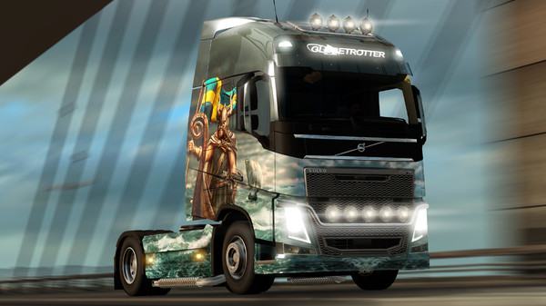 Screenshot 2 of Euro Truck Simulator 2 - Swedish Paint Jobs Pack