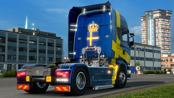 Screenshot 6 of Euro Truck Simulator 2 - Swedish Paint Jobs Pack