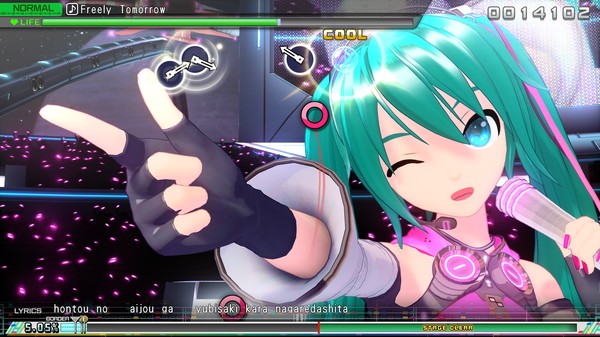 Screenshot 1 of Hatsune Miku: Project DIVA Mega Mix+