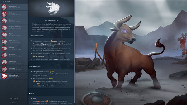 Screenshot 1 of Northgard - Himminbrjotir, Clan of the Ox