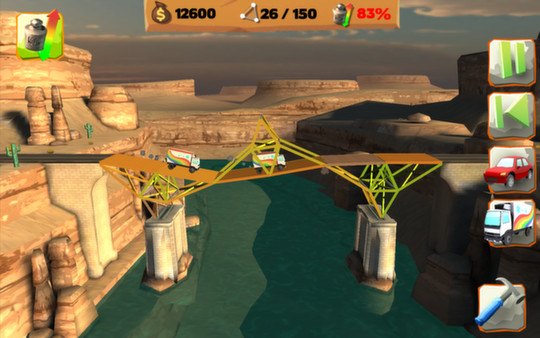 Screenshot 1 of Bridge Constructor Playground