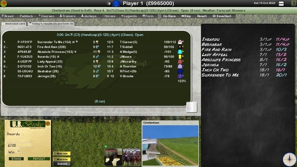 Screenshot 7 of Starters Orders 7 Horse Racing