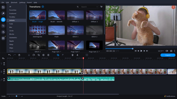 Screenshot 4 of Movavi Video Editor Plus 2022 - Video Editing Software