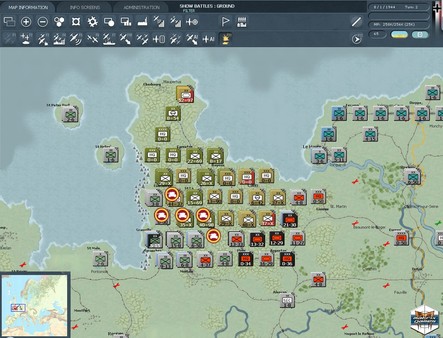 Screenshot 1 of Gary Grigsby's War in the West