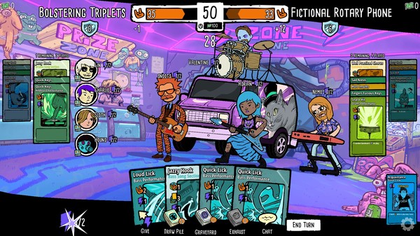 Screenshot 1 of Battle Bands: Rock & Roll Deckbuilder