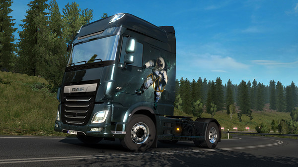 Screenshot 1 of Euro Truck Simulator 2 - Space Paint Jobs Pack