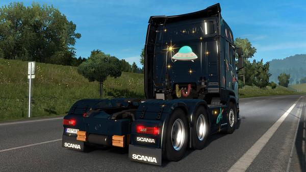 Screenshot 5 of Euro Truck Simulator 2 - Space Paint Jobs Pack