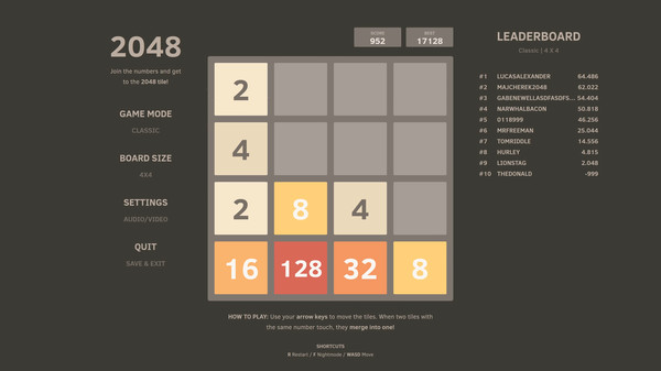 Screenshot 2 of 2048