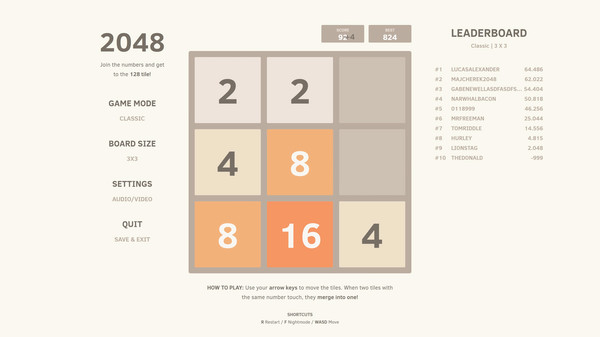 Screenshot 3 of 2048