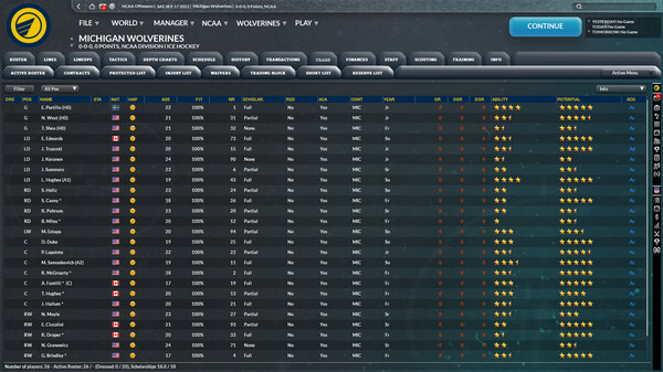 Screenshot 2 of Franchise Hockey Manager 9