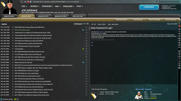 Screenshot 12 of Franchise Hockey Manager 9