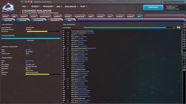 Screenshot 14 of Franchise Hockey Manager 9