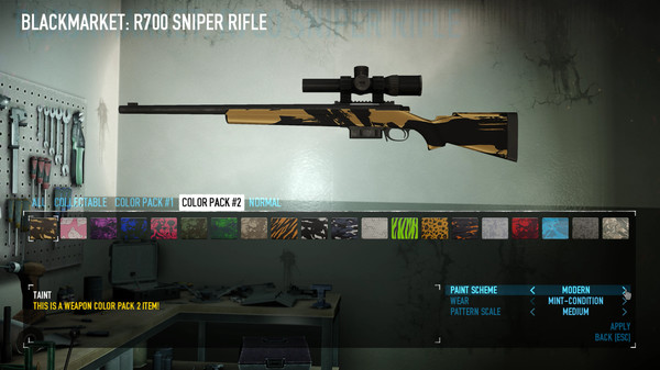 Screenshot 1 of PAYDAY 2: Weapon Color Pack 2