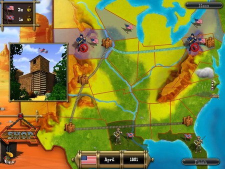 Screenshot 6 of The Bluecoats: North vs South