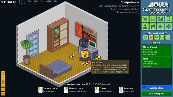 Screenshot 1 of Crypto Miner Tycoon Simulator