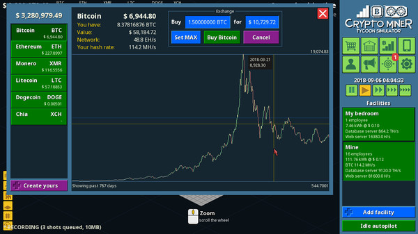 Screenshot 3 of Crypto Miner Tycoon Simulator