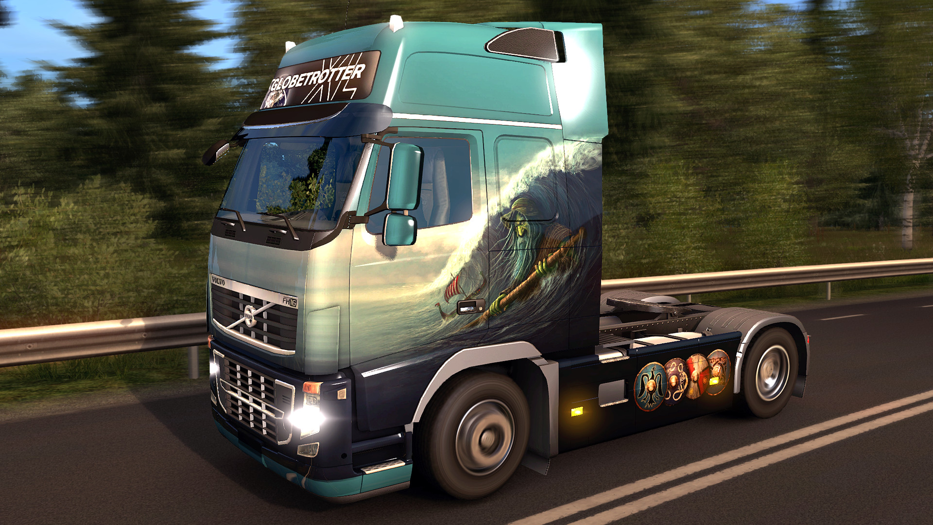 Screenshots of Euro Truck Simulator 2 - Viking Legends.