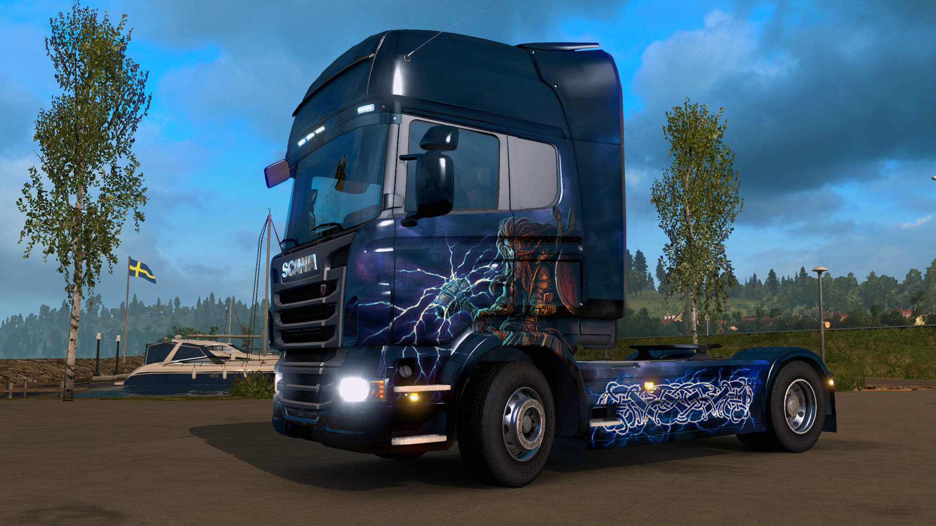 Screenshots of Euro Truck Simulator 2 - Viking Legends.