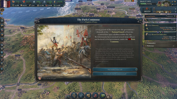 Screenshot 4 of Victoria 3: Voice of the People