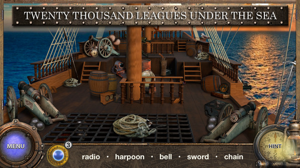 Screenshot 1 of Hidden Object Adventure: Captain Nemo. Objets Cachés