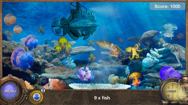 Screenshot 2 of Hidden Object Adventure: Captain Nemo. Objets Cachés