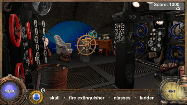 Screenshot 3 of Hidden Object Adventure: Captain Nemo. Objets Cachés