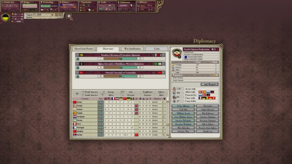 Screenshot 8 of Victoria II: Heart of Darkness