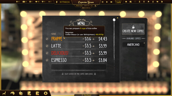 Screenshot 23 of Espresso Tycoon