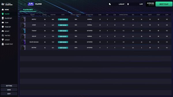 Screenshot 3 of League Manager 2023