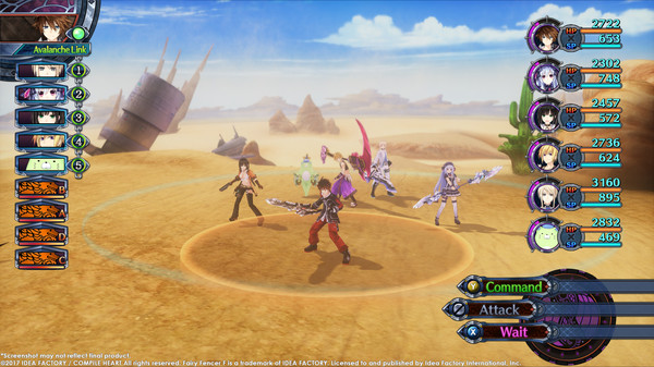 Screenshot 1 of Fairy Fencer F Advent Dark Force | フェアリーフェンサー エフ ADVENT DARK FORCE | 妖精劍士 F ADVENT DARK FORCE